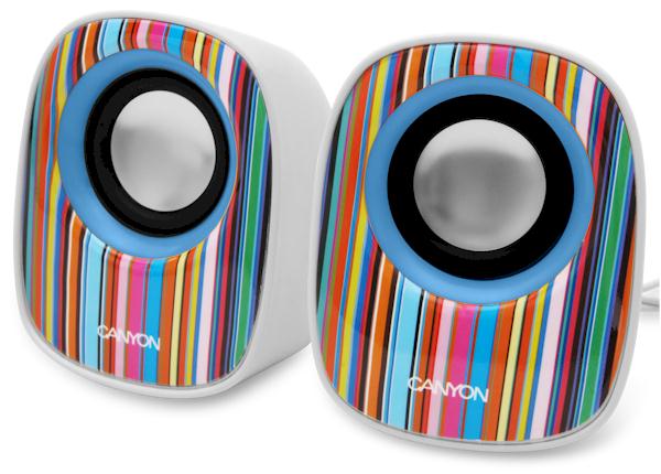 Canyon Stripes Stereo Speakers