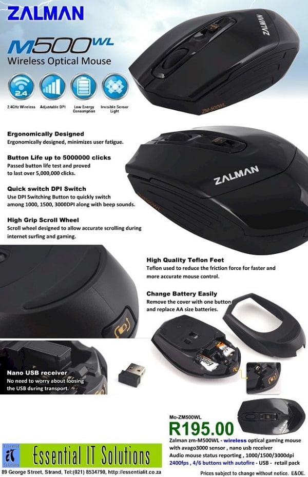 Zalman M500WL mouse