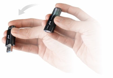 PQI Clicker flash drive clicker mechanism