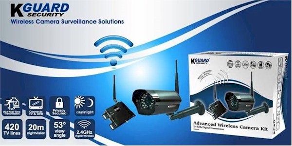 KGUARD Security Advanced Wireless Camera Kit