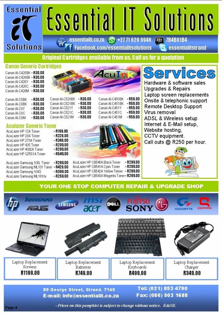 Essential IT Solutions June 2014 promotions p4