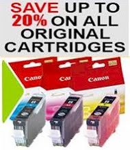 Original cartridges 20 percent discount