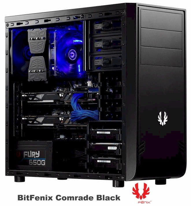 BitFenix Comrade black window