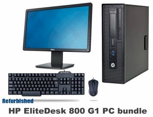HP EliteDesk 800 G1 desktop PC refurb bundle
