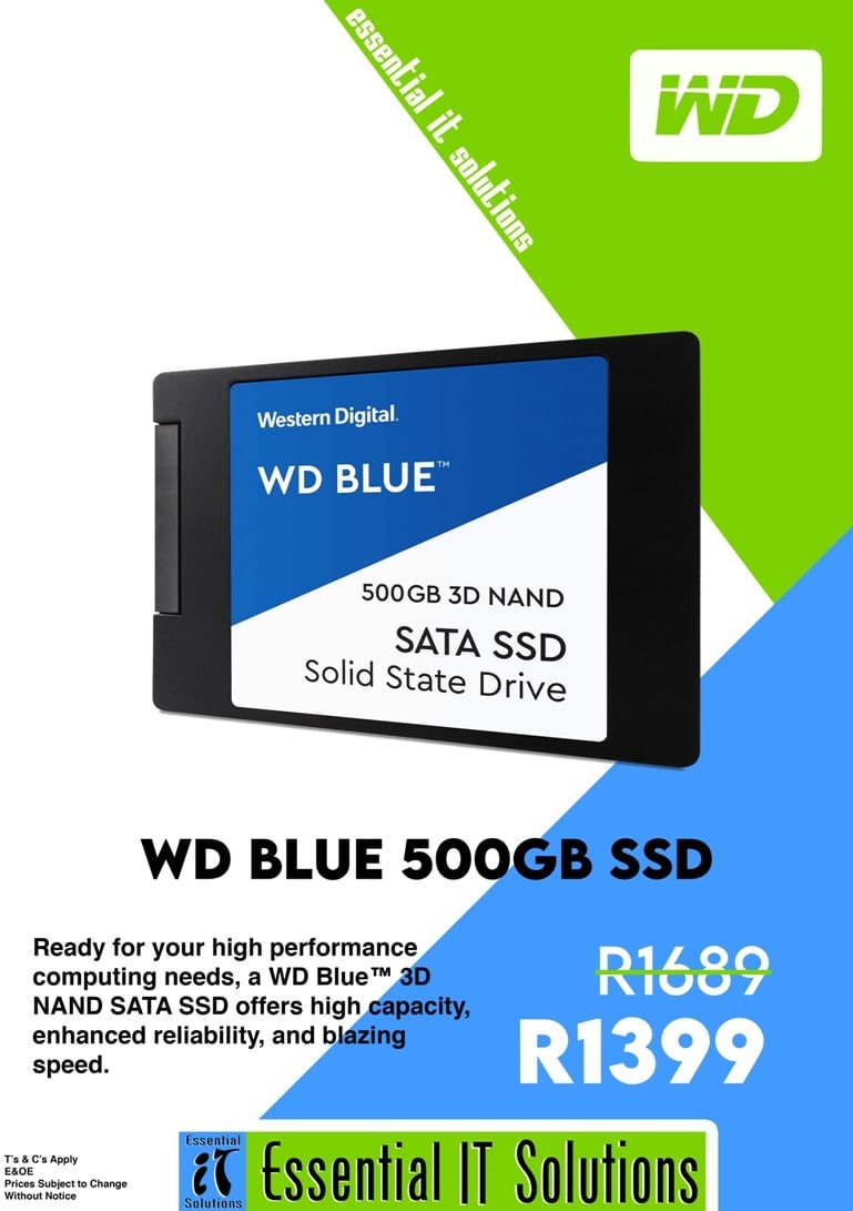 WD Blue 500GB 3D NAND