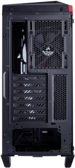 CH-CORB #6. Corsair Carbide Series SPEC-OMEGA Tempered Glass Mid-tower - Red/Black Desktop ATX Chassis