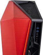 CH-CORB #7. Corsair Carbide Series SPEC-OMEGA Tempered Glass Mid-tower - Red/Black Desktop ATX Chassis
