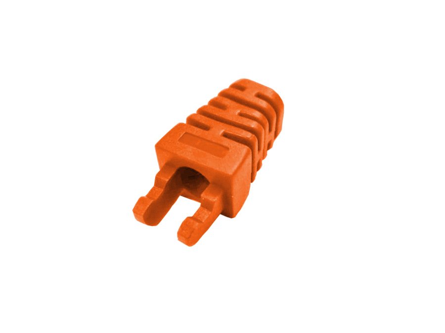 siproduct-380038-215737-394690b3312c4d0359b7df7a28e08fc3b85d5a07 RJ45CB-O.jpg. Linkbasic RJ45 Orange Crimp Boot