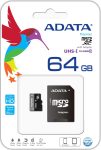 SD-64GACXU #3. Adata Premier 64GB microSDXC Card With Adapter - UHS-I Class 10