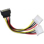 06010116 #2. Molex 2 to 1 SATA (F)