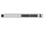 USW-24P.jpg. Ubiquiti 24 Port Gigabit 95W 16PoE 2SFP UniFi Switch | USW-24-POE