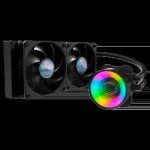 89810234_6772582545.png. Cooler Master ML240 Vivid; 240mm liquid cooler; 2 x 120mm ARGB Fan
