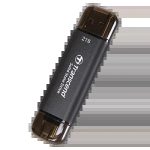ts2tesd310c_kci3.png. TRANSCEND 2 TB ESD310C USB3.2 TYPE C AND A OTG COMPACT PORTABLE SSD