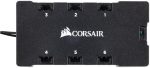 FA-120CLLRX3+CH #6. Corsair 120mm Dual Light Loop RGB LED PWM 3 Fan Pack with Lighting Node PRO