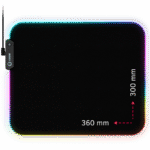 230706135630621110.jpg. RGB Gaming mousepad with 2M cable Size 360*300*3MM,0.25kg,Black