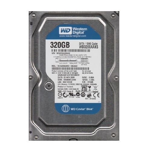siproduct-721680-492985-3d41ef30e812eca56efc55dd2d36df483733184c WD3200AAKS.jpg. 320GB Western Digital 3.5" SATA 7200rpm 16MB