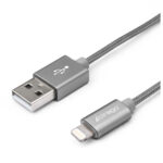 IPLBR06GRY.jpg. Cirago Lightning Braided Cable 6FT Gray