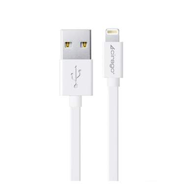 siproduct-721924-493276-870ef0805849be2a1ce152c51fa5cb8ca1f6a1d4 IPLFLT06WHT.jpg. Cirago Lightning Flat Cable 6FT White