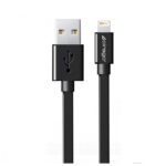 IPLFLT03BLK.jpg. Lightning Flat Cable (Black, 3 ft)