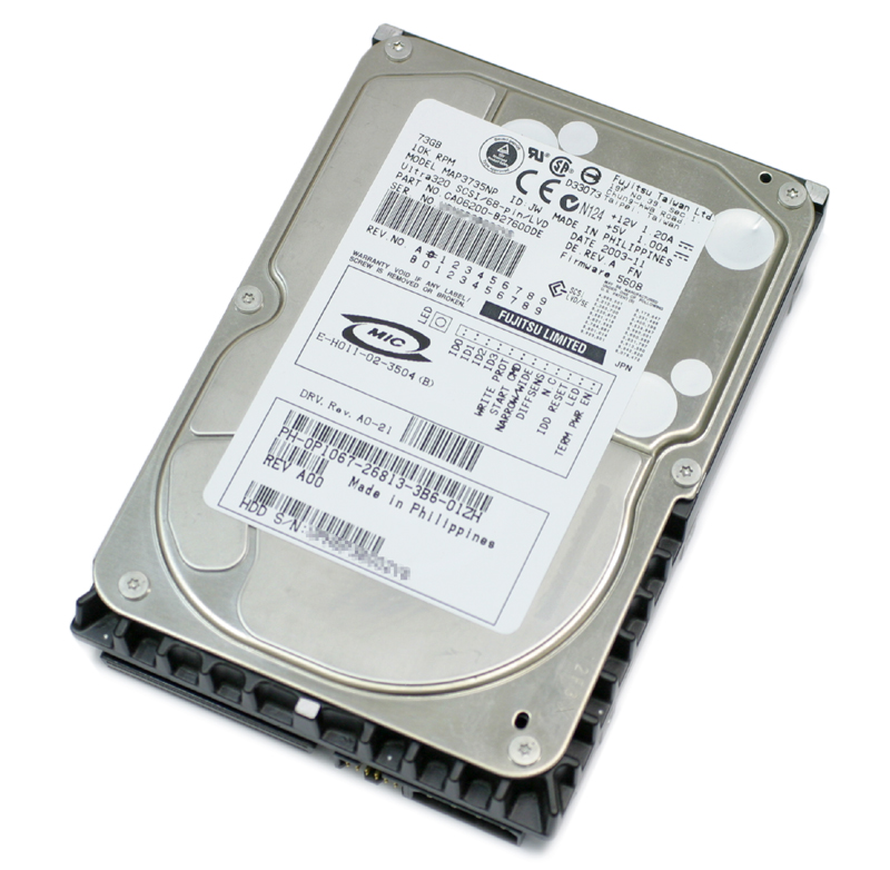 siproduct-722034-493395-b2205df30cc4a0901d5afc24c4082da1431754b3 MAP3735NP.jpg. 73GB, Fujitsu Enterprise, 3.5", 10K, Ultra320 SCSI Series