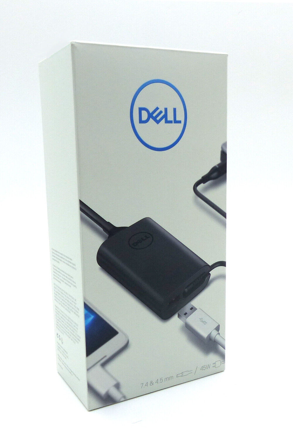siproduct-722065-493429-1ecc2e0aa9c1757592a14aad81ca7163b50eced3 0DRGNJ.jpg. Dell USB-C Power Adapter Plus 45W