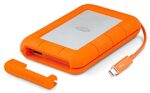 STEZ500400.jpg. 500GB External LaCie Rugged (Thunderbolt) and USB-3 External Mobile SSD Drive (OEM Packaged/Not Retail)