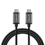 USBCM2USBCMGRY.jpg. Cirago USB-C to USB-C Heavy Duty Cable (Gray)