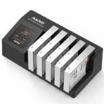 K3095E.jpg. 5 Bay (2.5", 3.5") SATA HDD & SSD Docking Station (5 Bay) / Cloning Station / Drive Erasure Station (5 Bay Erasure to Military DoD 5220.22m military standards) USB-3, Speed: 5Gbps