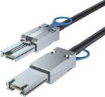 CAB-6G8088-P1M.jpg. 10Gtek SAS, 1Meter, SFF-8088 to SFF-8088 External Mini SAS Enterprise SAS Cable