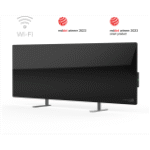 AGH0002S-SA. AENO Premium Eco Smart Heater, 700W, Tempered glass, Infrared+convection he