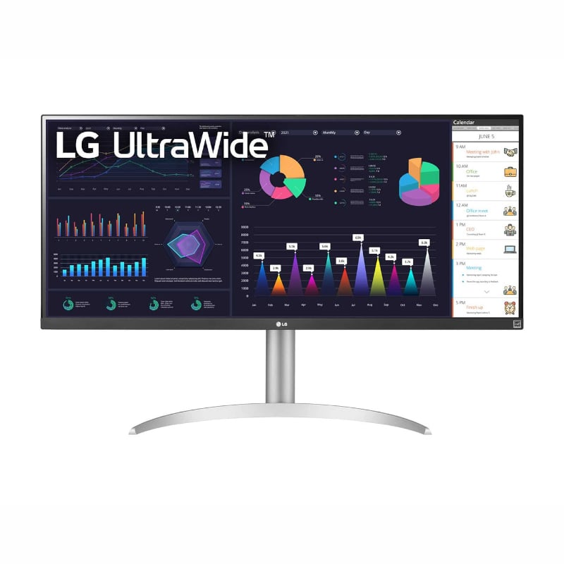 siproduct-757561-510362-8dd6687001bfdc1f61eb3e26dbce6bed66b4ff58 34WQ650-W_wr_01.jpg. LG 34" IPS Panel Ultra-wide Monitor - 75Hz