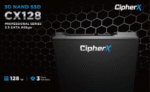 CX128GBNX100S.jpg. 128GB CipherX, CX128 PRO 2.5", 3D NAND TLC, NANDXtend ECC Data Protect, SLC Caching, SATA-6Gbps (TCG and AES Encryption support) SSD