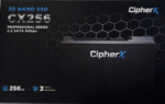 CX256GBNX100S.jpg. 256GB CipherX, CX256 PRO 2.5", 3D NAND TLC, NANDXtend ECC Data Protect, SLC Caching, SATA-6Gbps (TCG and AES Encryption support) SSD