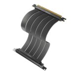 AT-RCAB-BK200-PCIE4_wr_01.jpg. Antec GPU Riser Cable PCIE 4.0 Black (200mm)