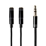 GAP35M2F_wr_01a.jpg. Gizzu 3-Pole Audio Splitter Cable - Black