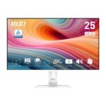 MSI_PROMP251WE2_wr_01a.jpg. MSI PerfectEdge PRO MP251W E2 24.5" FHD IPS Office Monitor – White