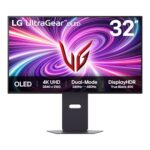 32GS95UV-B-WR-01.jpg. LG UltraGear 32" 4K UHD OLED Gaming 240Hz 0,03ms incl Speakers