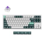 Q3H-P1_Keychron-Q3-HE-QMK-Wireless-Custom-Keyboard. Keychron Q3 HE QMK 80% Wireless Custom Mechanical Keyboard (Nebula Switch) - Shell White