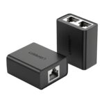 CM210-50923_UGREEN-RJ45-Splitter-Adapter-2-pack_wr. UGREEN RJ45 Splitter Adapter 2 Pack (Black)