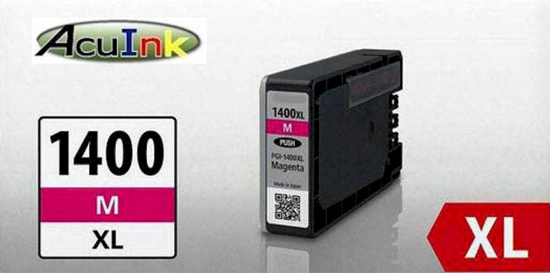 siproduct-211002-365440-b10ae7d3b3c5da87ae61232d2b4a7c57a110a782 acuink 1400m xl. Canon PGI-1400 XL Maxify Magenta Compatible Cartridge