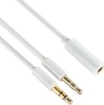 06010155 #2. 3.5mm(M) Splitter to 3.5mm Audio(F) + MIC