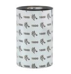 01600BK11045 #4. Zebra 1600 Standard Wax Ribbon | 110mm x 450m | 25mm Core for ZT Series