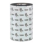 01600BK11045 #4. Zebra 1600 Standard Wax Ribbon | 110mm x 450m | 25mm Core for ZT Series