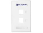 LB-FM2 #3. Linkbasic Two Port Faceplate 115 x 70mm