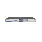 dgs-f1210-18ps-e-01.jpg. 16 PoE 10/100/1000 ports + 2 Gigabit SFP ports Long Range Smart Switch 150W total POE budget; Max Distance 250m