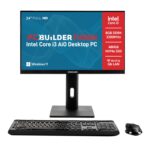PCBuilder_PCB-AIO-FIB24-I38480_wr_01c.jpg. PCBuilder FUSION 24" Intel i3-14100 Windows 11 AiO Desktop PC