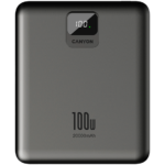 240918140024251662.jpg. CANYON power bank PB-2008 LED FLAT 20000 mAh PD100W QC3.0 Dark Grey