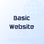 matzotech - basic website design. Basic Website Package