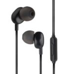 A11017-B_1020094 #2. Astrum EB170 Stereo Wired Earphones with In-Line Mic - Black