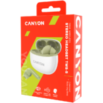 220921072545735350.jpg. Canyon TWS-5 Wireless Bluetooth In-ear Headset - Green